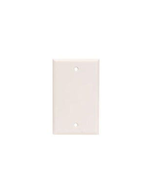 Flush Wall Plate Blank - Almond