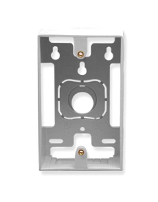 MOUNTING BOX, 1-GANG, WHITE