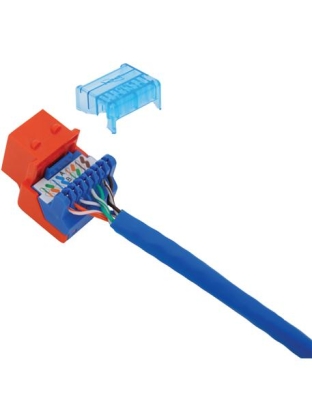 MODULE, CAT 5e, EZ, ORANGE
