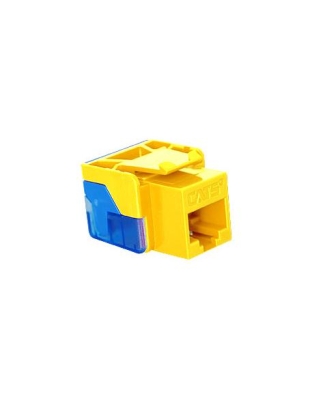 MODULE, CAT 5e, EZ, YELLOW