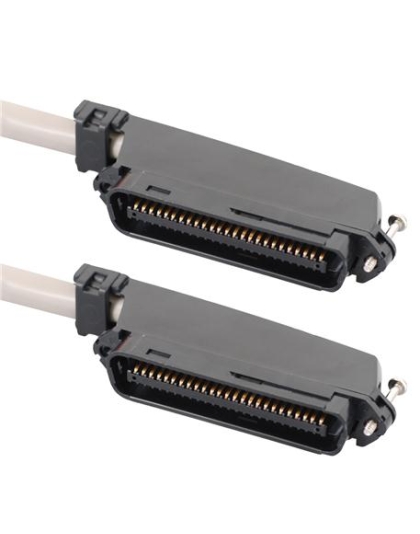25-PAIR CABLE ASSEMBLY, M-M, 90deg, 5'