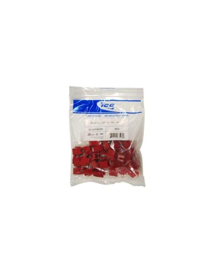 MODULE, CAT 6, EZ, 25 PK, RED