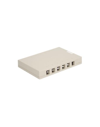 SURFACE MOUNT BOX, 12-PORT, WHITE