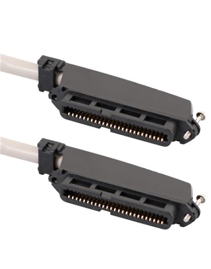 25-PAIR CABLE ASSEMBLY, F-F, 90deg, 15'