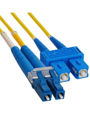 JUMPER, LC-SC, DUPLEX, SM, 1M