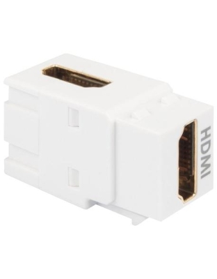 MODULE, 90 DEGREE HDMI, F-F, WHITE