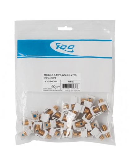 MODULE, F-TYPE GOLD PLATED 3GHz, 25PK