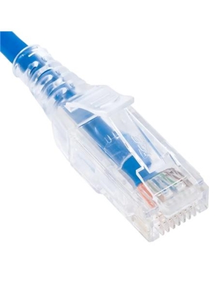 PATCH CORD, CAT 6 SLIM CLEAR SR 25PK 5FT