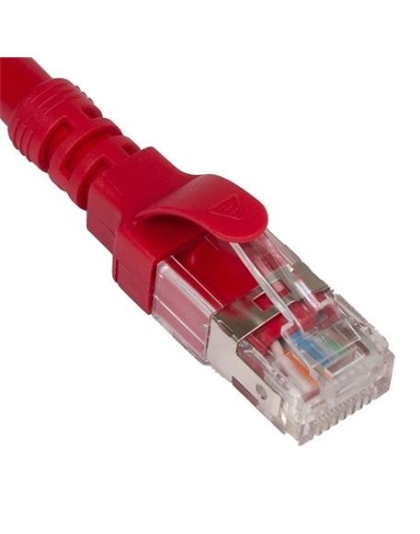 PATCH CORD, CAT6A, U/FTP, 1',10PK,RD
