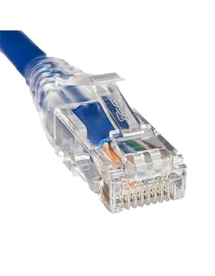 PATCH CORD, CAT 6 SLIM CLEAR SR 10PK 7FT