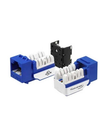 CAT6A JACK BLUE 8P8C