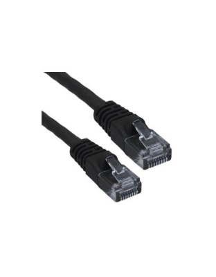 CAT6 PATCH CORD BOOTED 3' BLACK