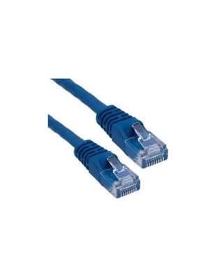 CAT6E PATCH CORD BOOTED 7' BLUE