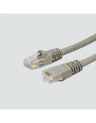 CAT6 PATCH CORD BOOTED 15' WHITE