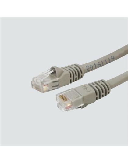 CAT6 PATCH CORD BOOTED 15' WHITE