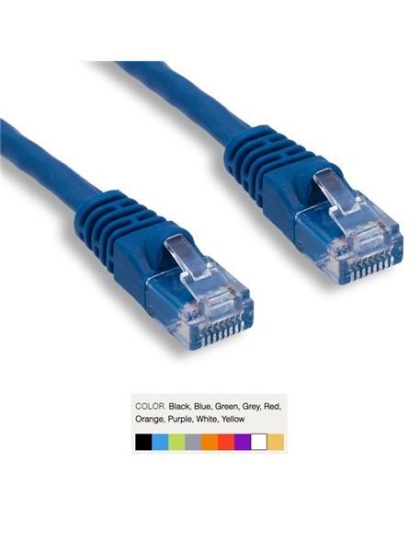 CAT6 PATCH CORD BOOTED 2' ORANGE