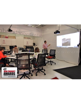 84-Inch Insta-DE Series WhiteBoard / Pliable 4:3 Front Projection Screen