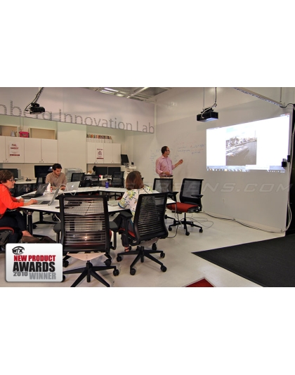 84-Inch Insta-DE Series WhiteBoard / Pliable 4:3 Front Projection Screen