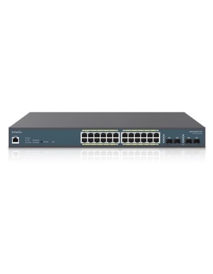 24-Port Gigabit PoE+ Switch with 410W Bu