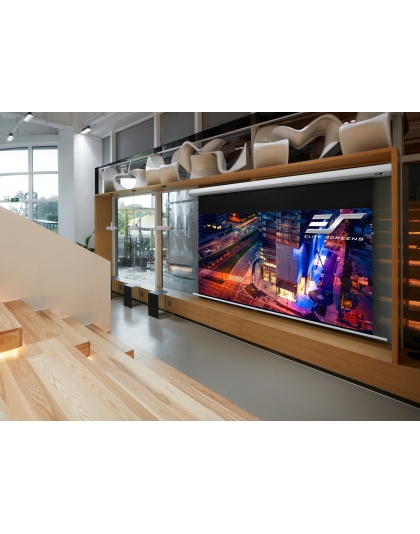 101-Inch Starling Tab-Tension CLR3 Series Electric Ceiling/Ambient Light Rejecting 16:9 Front Projection Screen