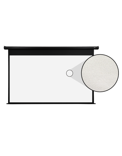 125-Inch Spectrum AcousticPro UHD Series Electric Acoustically Transparent 16:9 Front Projection Screen