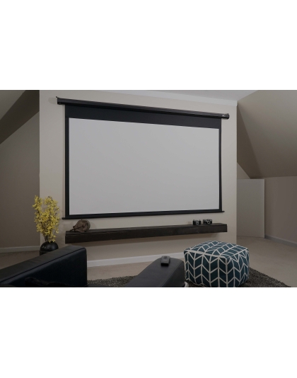 125-Inch Spectrum AcousticPro UHD Series Electric Acoustically Transparent 16:9 Front Projection Screen
