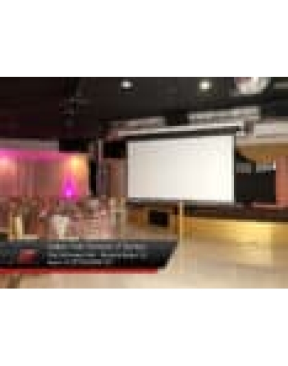 110-Inch Saker Tab-Tension 2 Series Electric 16:9 Front Projection Screen