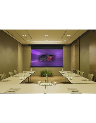 138-Inch Saker Tab-Tension DarkUST3 Series Electric 16:9 Front Projection Screen