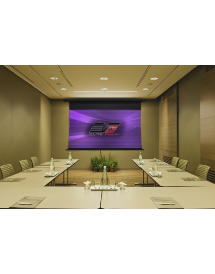 101-Inch Saker Tab-Tension DarkUST2 Series Electric 16:9 Front Projection Screen