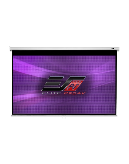 100-Inch Pro AV Manual B Series Manual B 16:9 Front Projection Screen
