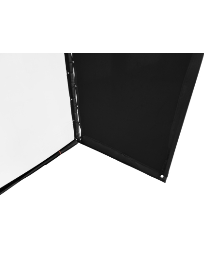 Golf Bay Pro Commercial-Grade Multi-Sport/Golf 10'x13' Enclosed Impact Projector Screen, Full Frame Kit with black backing, PROGOLFBAY13X10