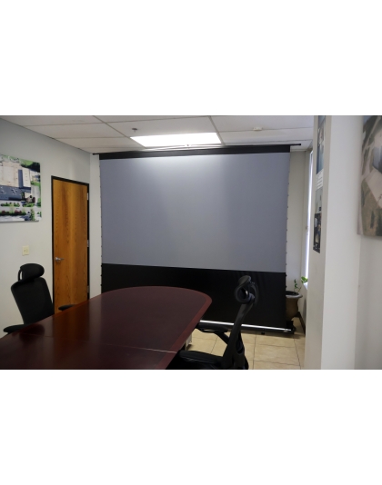 122-Inch Floor Riser Pro Series Portable 16:9 Front Projection Screen