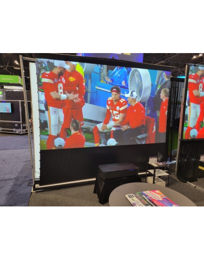 122-Inch Floor Riser Pro Series Portable 16:9 Front Projection Screen