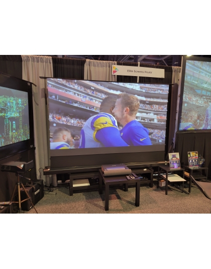 120-Inch Kestrel Tab-Tension DarkUST Series Electric 16:9 Front Projection Screen