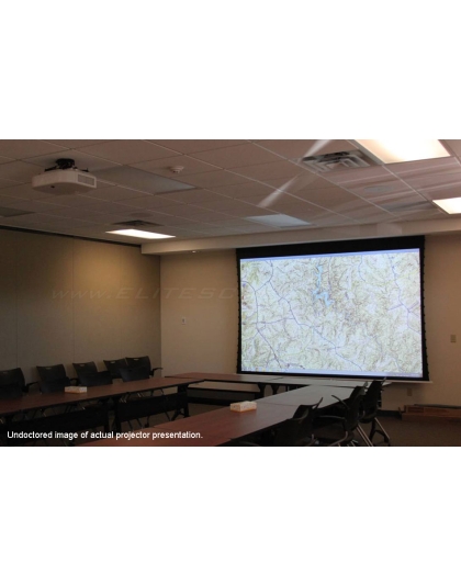135-Inch Evanesce Tab-Tension Series Electric 16:9 Front Projection Screen