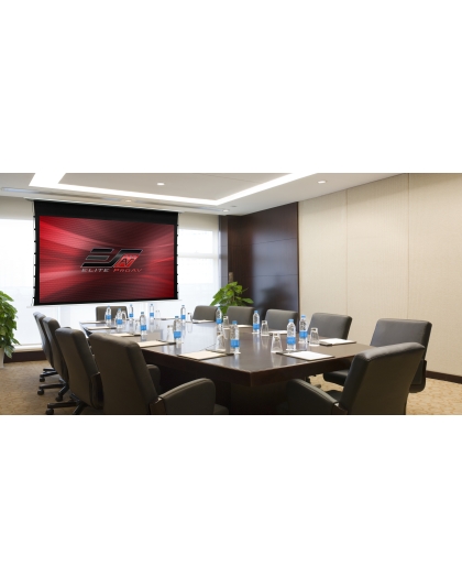 103-Inch Evanesce Tab-Tension CineGrey 5D Series Electric 16:9 Front Projection Screen