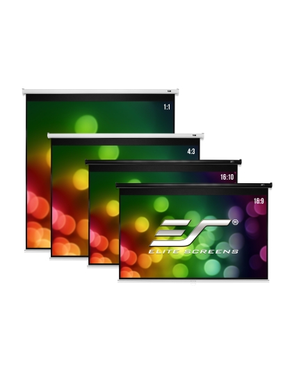 100-Inch Manual B Series Manual 4:3 Front Projection Screen