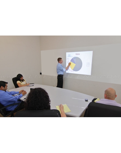 85-Inch Insta-DE2a Series WhiteBoard / Pliable 1:1 Front Projection Screen
