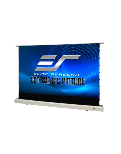 101-Inch Kestrel Tab-Tension 2 CLR Series Electric Floor-Rising 16:9 Front Projection Screen