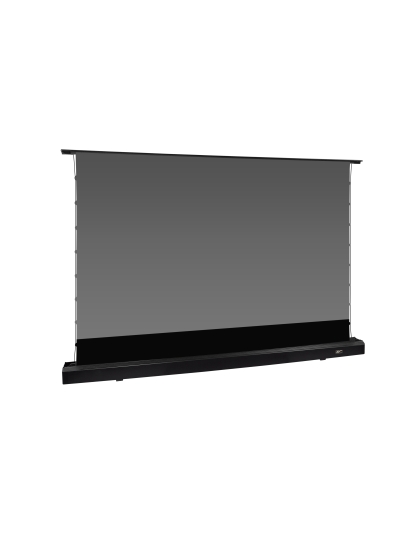 121-Inch Kestrel Tab-Tension 2 CLR Series Electric Floor-Rising 16:9 Front Projection Screen