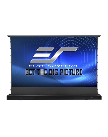 121-Inch Kestrel Tab-Tension 2 CLR Series Electric Floor-Rising 16:9 Front Projection Screen