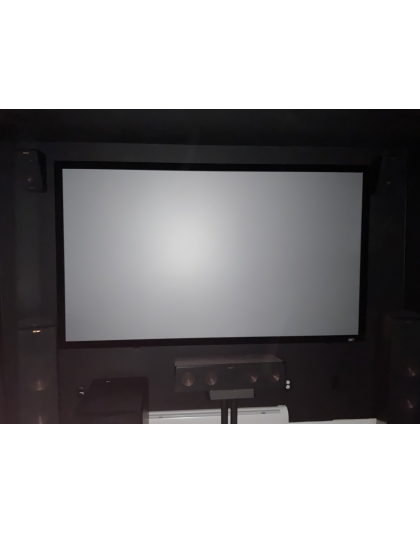 120-Inch Sable Frame CineGrey 3D Series Fixed Frame Ceiling/Ambient Light Rejecting 16:9 Front Projection Screen