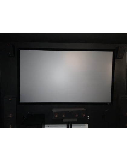 120-Inch Sable Frame CineGrey 3D Series Fixed Frame Ceiling/Ambient Light Rejecting 16:9 Front Projection Screen