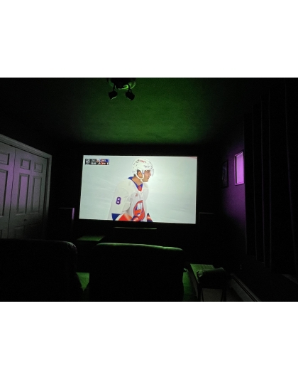 120-Inch Sable Frame CineGrey 3D Series Fixed Frame Ceiling/Ambient Light Rejecting 16:9 Front Projection Screen