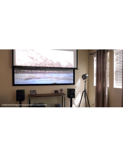 120-Inch Sable Frame CineGrey 3D Series Fixed Frame Ceiling/Ambient Light Rejecting 16:9 Front Projection Screen