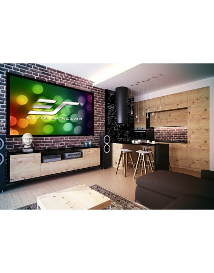 100-Inch Sable Frame 2 Series Fixed Frame 16:9 Front Projection Screen