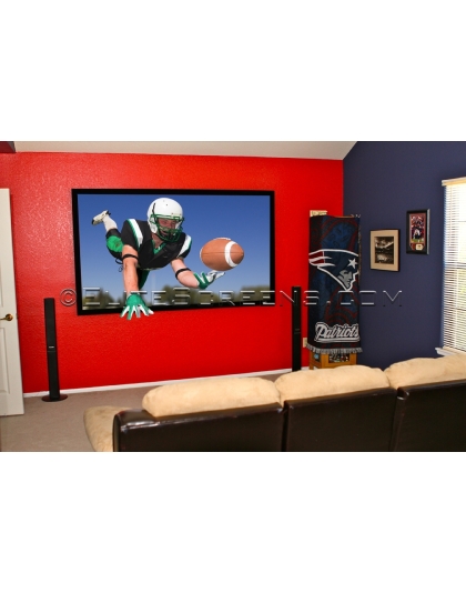 100-Inch Sable Frame 2 Series Fixed Frame 16:9 Front Projection Screen