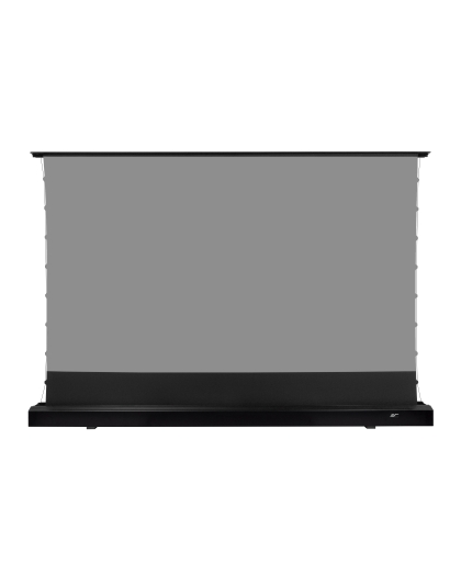 135-Inch Kestrel Tab-Tension 3 CineGrey 4D Series Electric Floor-Rising 16:9 Front Projection Screen