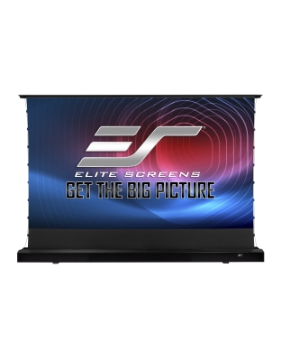 150-Inch Kestrel Tab-Tension 3 Series Electric Floor-Rising 16:9 Front Projection Screen