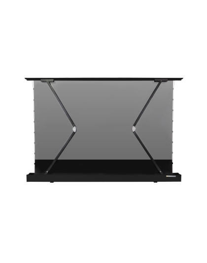 135-Inch Kestrel Tab-Tension 3 CineGrey 4D Series Electric Floor-Rising 16:9 Front Projection Screen